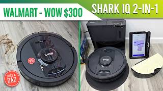 Walmart $300 Shark IQ 2-in-1 Self Empty Robot Vacuum \u0026 Mop Review  Should You Buy?   YES!!!