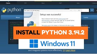 How to install Python 3.14.2 on Windows 11 | Run your first python program in IDLE