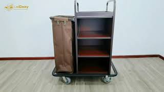 Laicozy Maid Cart  Room Service Cleaning Trolley