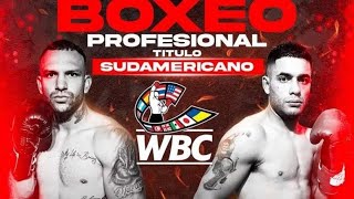 🔴 EN VIVO - NOCHE DE BOXEO - TÍTULO SUDAMERICANO WELTER  - EDUARDO ZULETA VS RICARDO CABAÑA