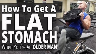 How To Get A Flat Stomach When You're An Older Man - Workouts For Older Men LIVE