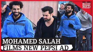 VIDEO: Mohamed Salah Films New Pepsi Advert In Liverpool