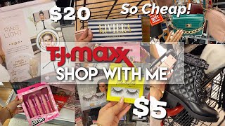 TJ MAXX SHOP WITH ME + HAUL | CHEAP HIGH END MAKEUP, DRUGSTORE, CLOTHES, AND MORE!