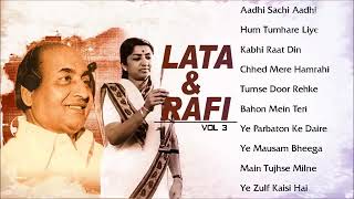 "LATA & RAFI" Old Bollywood Duet Song | Romantic Hindi Yugalgeet | JUKEBOX | Vol  3 #Golden Hits360p
