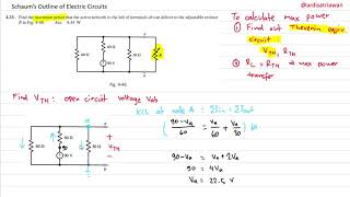 Schaum's Outline Electric Circuits Problem 4.33