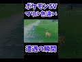 マリル色違い遭遇の瞬間1 shorts ポケモン ポケモンsv 色違い 藍の円盤