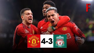 Manchester United vs Liverpool 4-3 All Goals & Extended Highlights