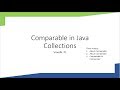 Java Collections - Comparable Interface