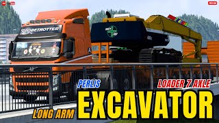 VOLVO FM POWER❗❗LOADER 7AXLE \u0026 EXCAVATOR LONG ARM DI HIGHWAY UTARA SELATAN 'PERLIS' ❗ [PART DUA]