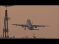 4 beautiful landings u0026 takeoffs of indigo airbus a320 at mumbai during colourful dusk