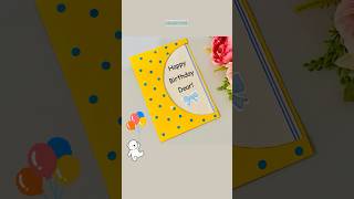 Beautiful BIRTHDAY Card idea🎉🥰 Easy birthday greeting card #shorts #viral #craft #trending #diy