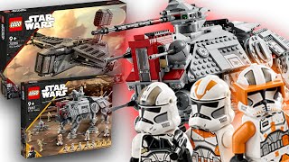 NEW! LEGO Star Wars 2022 AT-TE (CODY!) & Justifier Set 4K Images