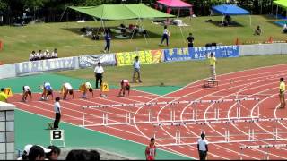 20120617_高校陸上・近畿IH_男子110mH予選2組