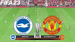 FIFA 23 | Brighton vs Manchester United - UEFA Europa League - PS5 Full Gameplay