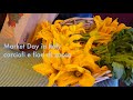 Market day in Italy: Carciofi and Fiori di Zucca (ASMR)