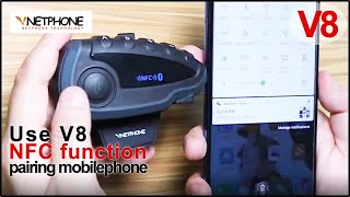 VNETPHONE V8 | Use V8 NFC function pairing mobilephone