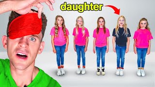 Step Dad Tries To Find Daughter Blindfolded *emotional*