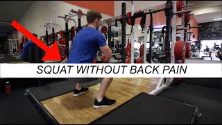 2 Tips to Squat Without Back Pain | Canadian Protein