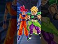 goku vs broly shorts goku broly dragonball