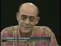 hunter s. thompson isabella rossellini charlie rose