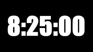 8 HOUR 25 MINUTE TIMER • 505 MINUTE COUNTDOWN TIMER ⏰ LOUD ALARM ⏰