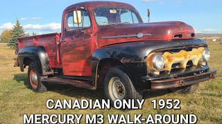 Canadian only 1952 Mercury M3 walkaround