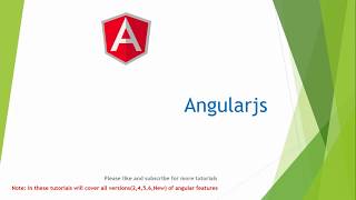 angular 7 tutorial - 1 - Introduction