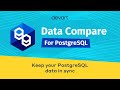 Compare and synchronize data diffs in PostgreSQL databases using dbForge Data Compare for PostgreSQL