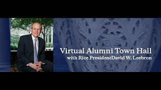 Virtual Alumni Town Hall with President Leebron