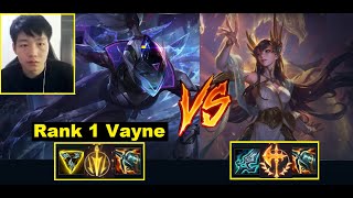 Rank 1 Vayne - Trùm Vayne Đi Top Đối Đầu Irelia Rank Thách Đấu Cực Căng