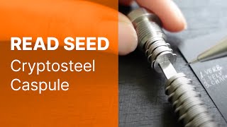 How to Read the Cryptosteel Capsule