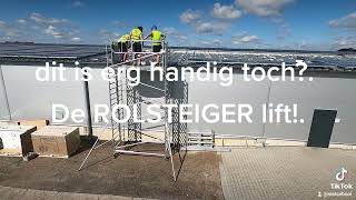 solarlift, rolsteigerlift,  zonnepanelen lift. airco lift, warmtepomp lift