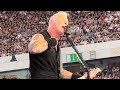 Metallica-Until It Sleeps Live Performance- in Rainy Gothenburg 16.06.23 [4K Q]- Snake Pit view