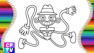 Daddy Long Legs Coloring Pages/ Poppy Playtime/ Syn Cole - Gizmo/ Syn Cole - Melodia [NCS Release]