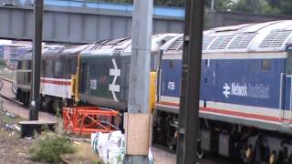 'Heritage Convoy' 0Z48 departing Peterborough