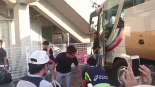 20160910 ヴィッセル神戸vsジュビロ磐田 選手スタジアム到着！