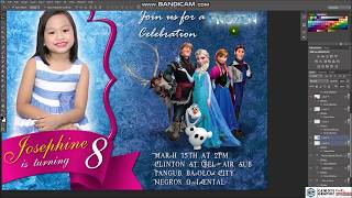 For Beginners: HOW TO MAKE INVITATION USING PHOTOSHOP 3R Size