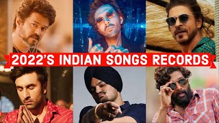 2022 Rewind : 2022’s Indian Songs Records - Most Viewed, Most Liked, Most Commented, Fastest 100 M