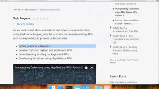 Manipulating Collections using Map Reduce APIs - 01 Introduction