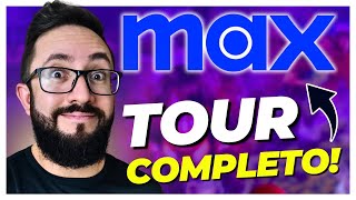 O MAX CHEGOU!! Tour COMPLETO Pelo Novo Streaming!