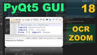 Python Beginners - Make GUI for image to text - Part 18 #coding #programming #pythonprogramming