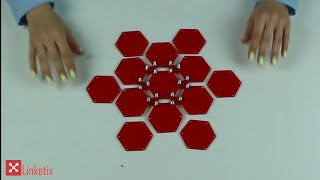 Auxetic Material Pattern (Hexagons)