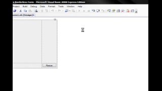 Visual Basic 2008 Tutorial Resize a Borderless Form