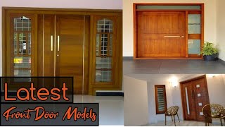 Latest front door models2022 |kerala home front door models