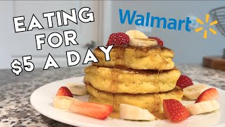 eating for $5 a day from Wal-Mart | gourmet meals on a budget! | $35 grocery budget challenge