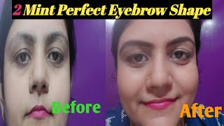 Perfect Eyebrows Shape For Your Face 😍🤩 || ২মিনিটে তোমরা Eyebrows শেপ করে নাও।। Rosmi Lifestyle ||