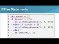 Arduino: If/Else Statements