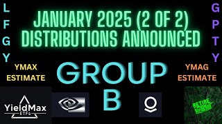 YieldMax January 2025 Group B Distribution(2 of 2) Announced for NVDY, FBY, BABO, PLTY, \u0026 more.