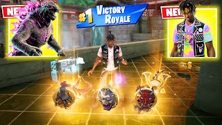 JUICE WRLD vs GODZILLA PORTAL 3 NEW MEDALLIONS & MYTHIC’S CHALLENGE (Fortnite Chapter6)