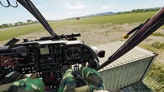 DCS OH-58 Practicing precise landings